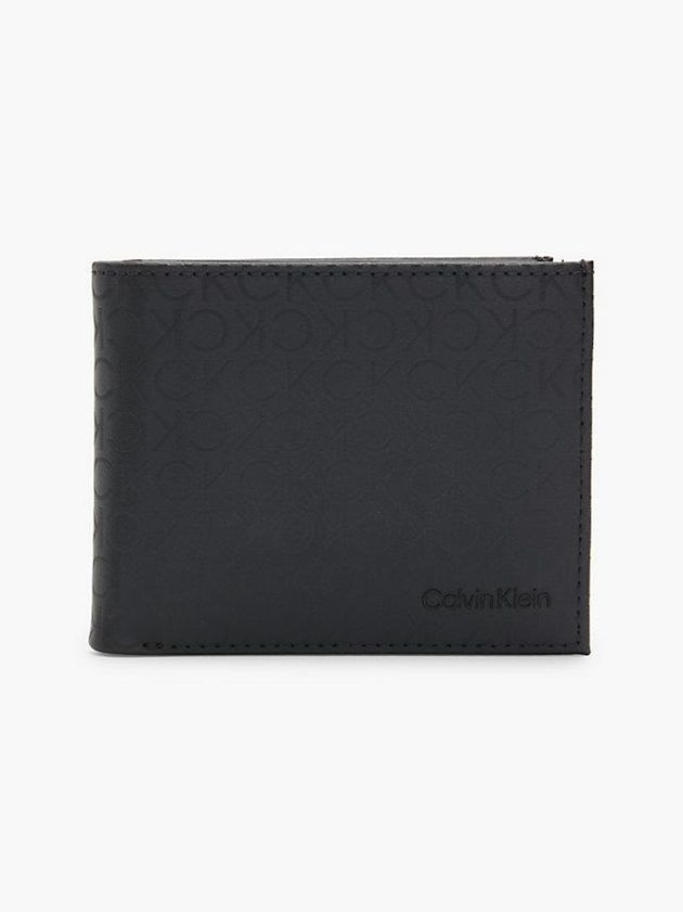 Calvin Klein USA Recycled Billfold Mens Wallet Black 8432617-OY